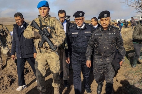 Recovery efforts have yielded the voice and flight recorders from the wreckage of the Libyan army chief’s plane